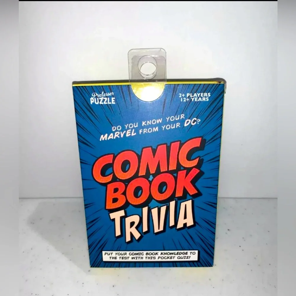 Comic Book Trivia Card Game, NEW!